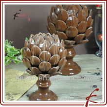 Home Ceramic artichoke shape decoration artwork BD137B